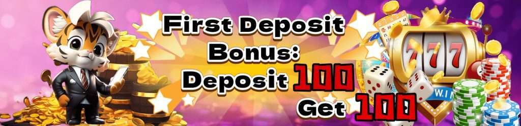 FIRST DEPOSIT P100 GET P100