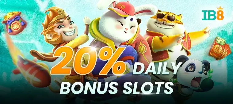 20% DAILY BONUS SLOT